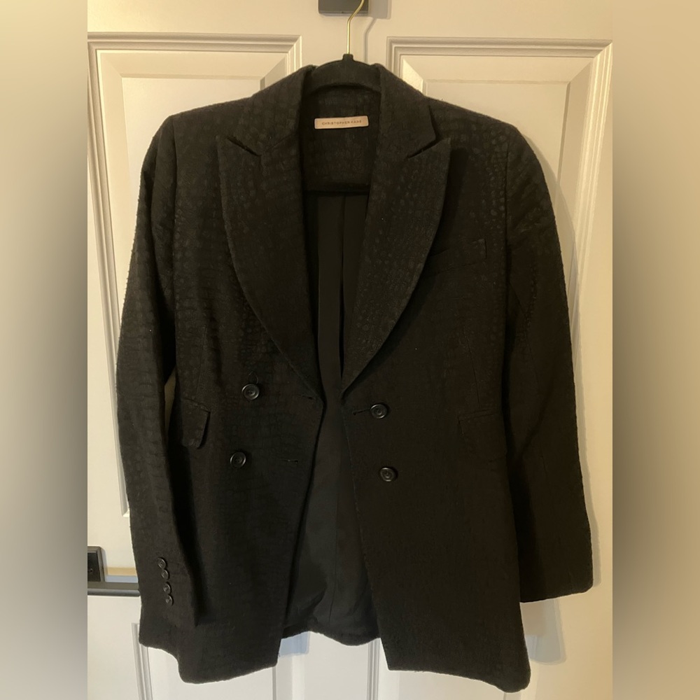 Christopher Kane Crocodile Print Blazer